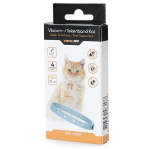 Hery Zeropuce Vlooienband Kat Geraniol Zonder Chemicalien 35 CM