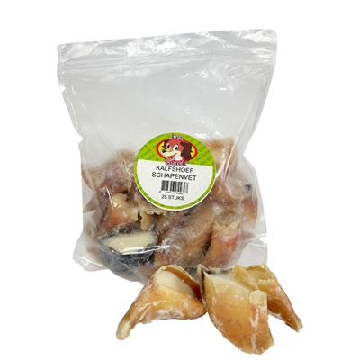 Petsnack Kalfshoeven met Schapenvet Groot 25 st