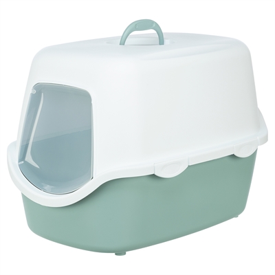 Trixie Kattenbak Vico Salie/Wit 56x40x40 cm met kap