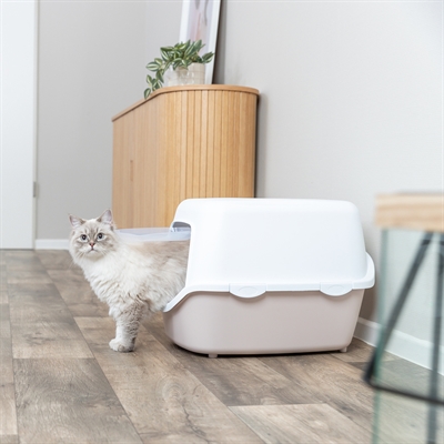 Trixie Kattenbak Vico Blush/Wit 56x40x40 cm met kap