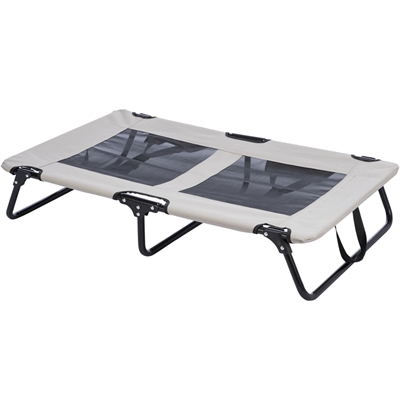Trixie Stretcher Hondenligbed Grijs/Zwart 120x70x19 cm — Comfortabele plek voor je hond