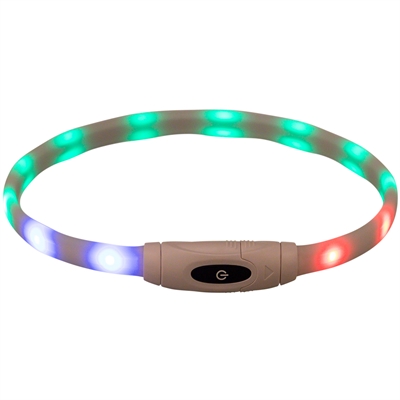 Trixie Lichtgevende Halsband Hond 65 cm Oplaadbaar Meerkleurig