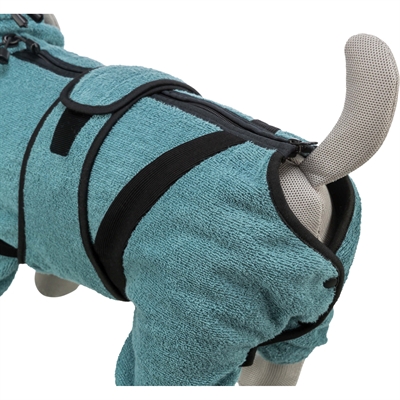Trixie Badjas Badstof Petrol 46 cm voor honden