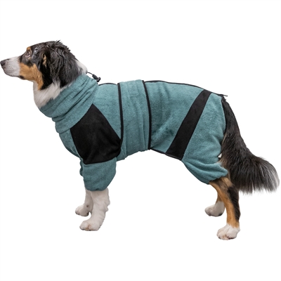 Trixie Badjas Badstof Petrol 70 cm voor honden