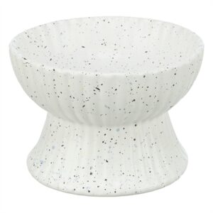 Trixie Voerbak / Drinkbak Kat Verhoogd Keramiek Wit 200 ML 13 CM