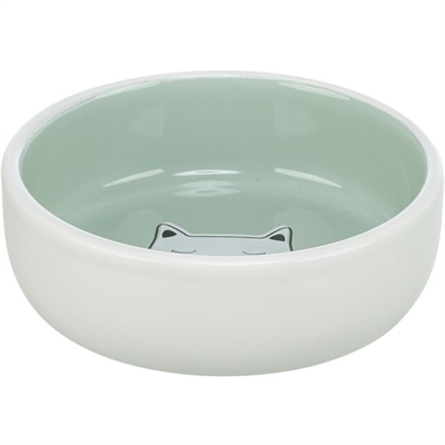 Trixie Keramische Voer-/Drinkbak Kat 300 ML 13 CM Assorti 4 ST