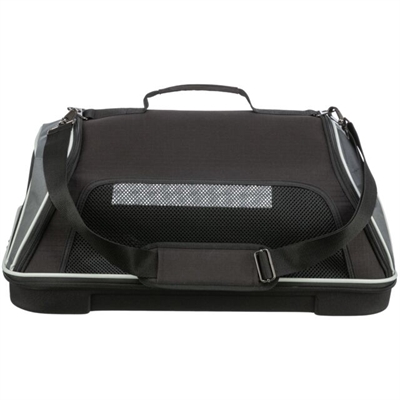 Trixie Hondentas Vliegtuigtas Boarding 55x23x40 cm Zwart/Grijs