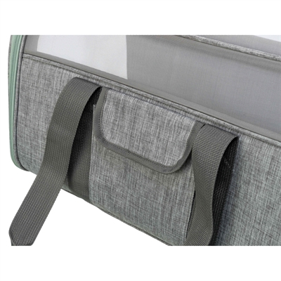 Trixie Hondentas Dillon Grijs/Mintgroen 54x32x33 cm