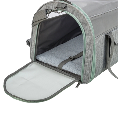 Trixie Hondentas Dillon Grijs/Mintgroen 54x32x33 cm