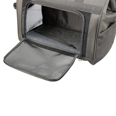 Trixie Hondentas Finlay Zwart/Grijs 43x26x32 cm