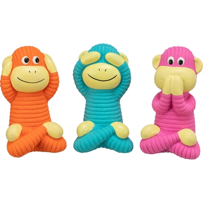 Trixie Aap Latex Speelgoed Assorti 12 cm 3 st