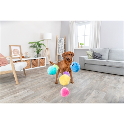 Trixie Pluche Bal Gerecycled Assorti 10 cm