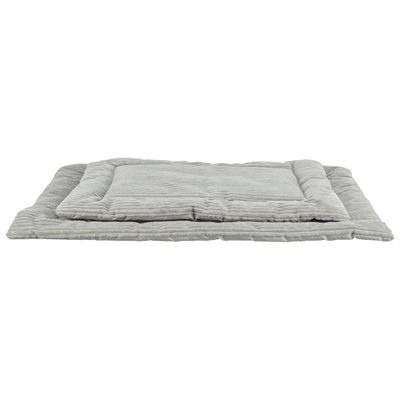 Trixie Ligmat Jonna Ribfluweel Grijs 90x65 cm — Comfortabele rustplek voor je hond