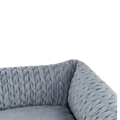 Trixie Hondenmand Livia Hoekig Grijs 80x60 cm — Comfortabele rustplek voor je hond