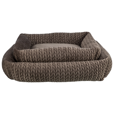 Trixie Hondenmand Livia Hoekig Bruin 80x60 cm — Comfortabele ligplek voor je hond