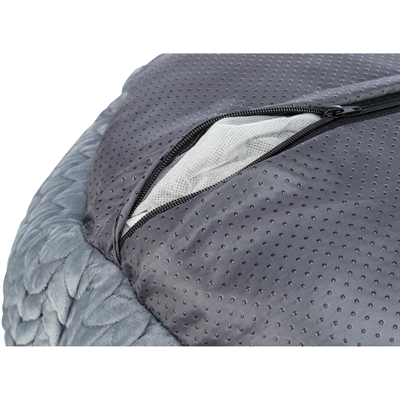Trixie Hondenmand Livia Rond Grijs 50 cm — Comfortabele plek voor jouw hond