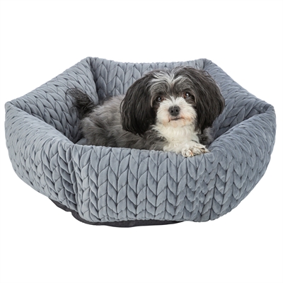 Trixie Hondenmand Livia Rond Grijs 50 cm — Comfortabele plek voor jouw hond