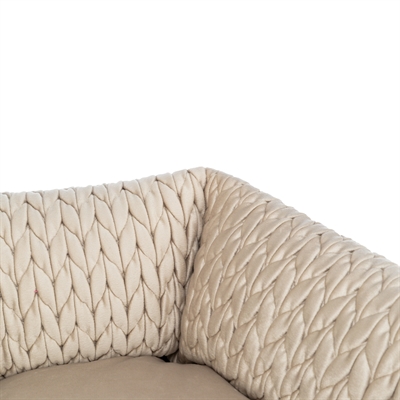 Trixie Hondenmand Livia Rond Zand 50x50 cm — Comfortabele rustplek voor je hond