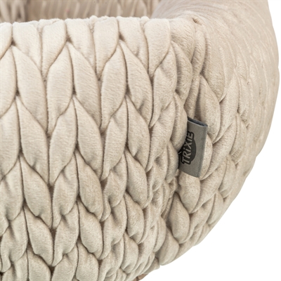 Trixie Hondenmand Livia Rond Zand 50x50 cm — Comfortabele rustplek voor je hond