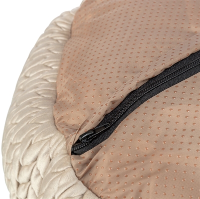 Trixie Hondenmand Livia Rond Zand 50x50 cm — Comfortabele rustplek voor je hond