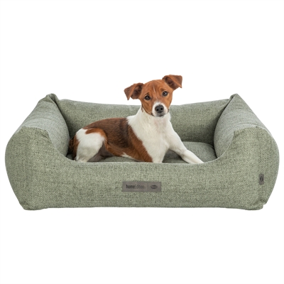 Trixie Hondenmand Matteo Hoekig Olijfgroen 60x50 cm — Comfortabele rustplek voor je hond