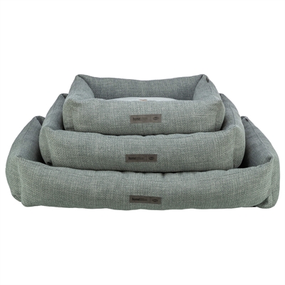 Trixie Hondenmand Viviana Hoekig Blauwgrijs 60x50 cm — Comfortabele rustplek voor je hond