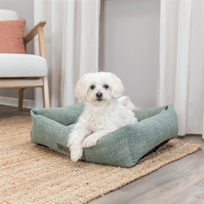 Trixie Hondenmand Viviana Hoekig Blauwgrijs 100x70 cm — Comfortabele rustplek voor je hond