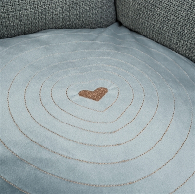 Trixie Hondenmand Viviana Rond Blauwgrijs 50x50 cm — Comfortabele plek voor je hond