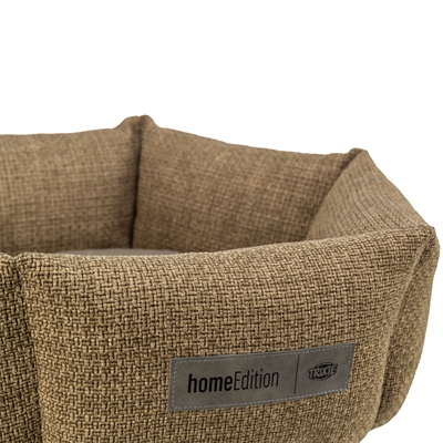 Trixie Hondenmand Viviana Rond Bruin 50x50 cm — Comfortabele rustplek voor je hond