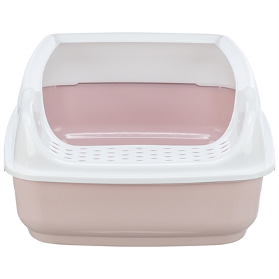 Trixie Kattenbak Delio Lichtroze/Wit 50x38x20 cm