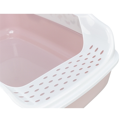 Trixie Kattenbak Delio Lichtroze/Wit 50x38x20 cm