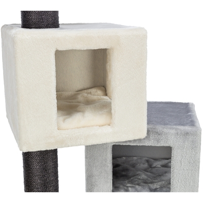 Trixie Krabpaal Enzo 60x50x156 cm Creme/Grijs/Zwart