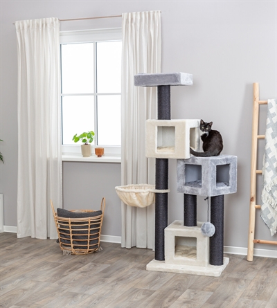 Trixie Krabpaal Enzo 60x50x156 cm Creme/Grijs/Zwart