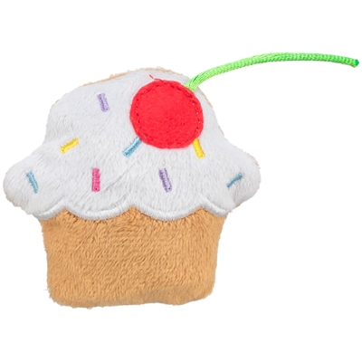 Trixie Pluche Ijsje/Cupcake Met Catnip 7 cm Assorti