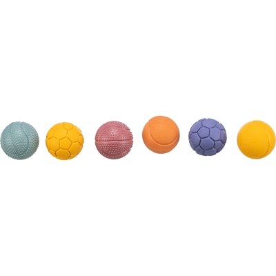 Trixie Natuurrubber Bal Assorti 4,5 CM voor Katten
