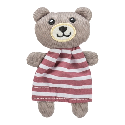 Trixie Beer Stof Met Catnip 12 cm Kattenspeelgoed