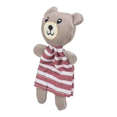 Trixie Beer Stof Met Catnip 12 cm Kattenspeelgoed