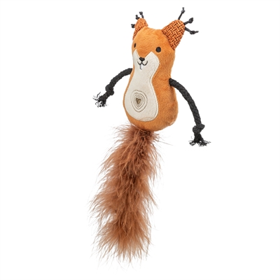 Trixie Eekhoorn Pluche Met Veerstaart 24 CM Catnip