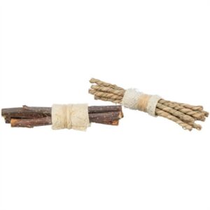 Trixie Set Sticks Luffa/Schorshout/Zeegras 10x3 cm 2st