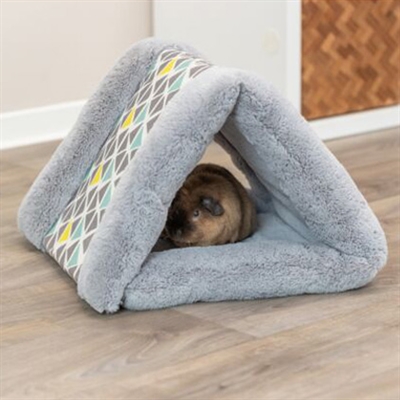 Trixie Tent Sunny voor Cavia/Dwergkonijn Grijs 44x40x33 cm