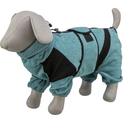 Trixie Badjas Badstof Petrol 30 cm voor honden