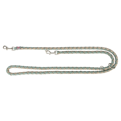 Trixie Hondenriem Cavo Verstelbaar Salie Groen / Zand 200x1,2 CM