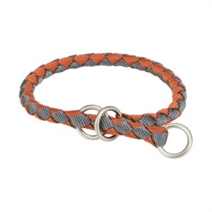 Trixie Halsband Hond Cavo Halfslip Roest/Grafiet 52-60x1,8 cm