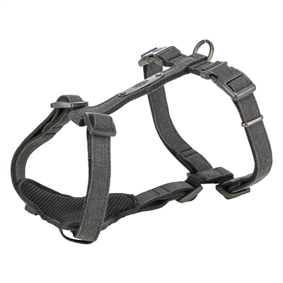 Trixie Hondentuig Citystyle H-tuig Katoen Zwart 52-75x2 CM