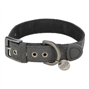 Trixie Halsband Hond Citystyle Extra Breed Katoen Zwart 45-52 cm
