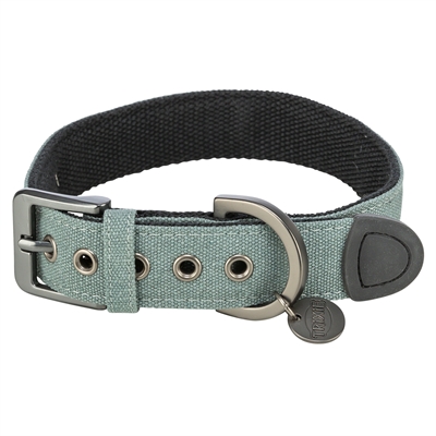 Trixie Halsband Hond Citystyle Extra Breed Katoen Salie 35-42x2,5 CM