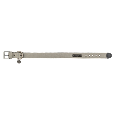 Trixie Halsband Hond Citystyle Katoen Lichtgrijs 50-57x3,5 cm