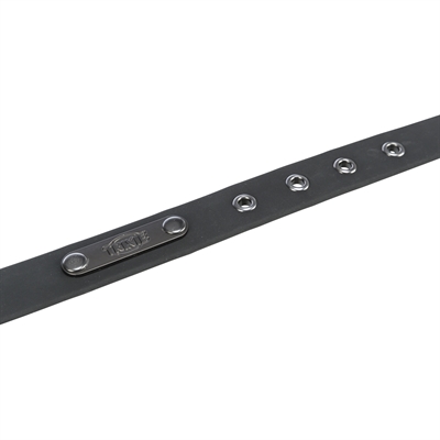 Trixie Halsband Hond Citystyle PVC Zwart 25-32x2 cm