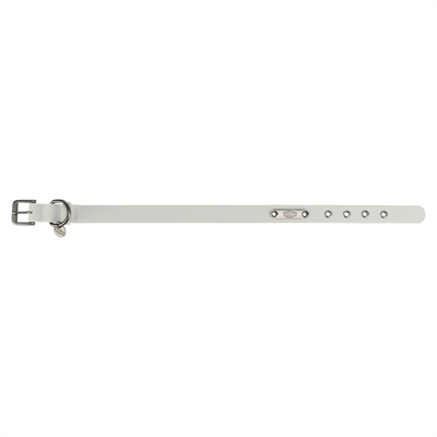 Trixie Halsband Hond Citystyle PVC Lichtgrijs 25-32x2 cm