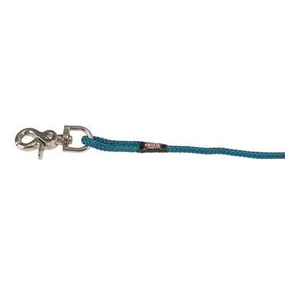 Trixie Hondenriem Sleeplijn Rond 15m Petrol Blauw 0,6 cm